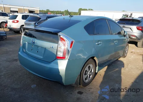 2013 Toyota Prius Three из США, поврежденный, VIN JTDKN3DU8D5613839